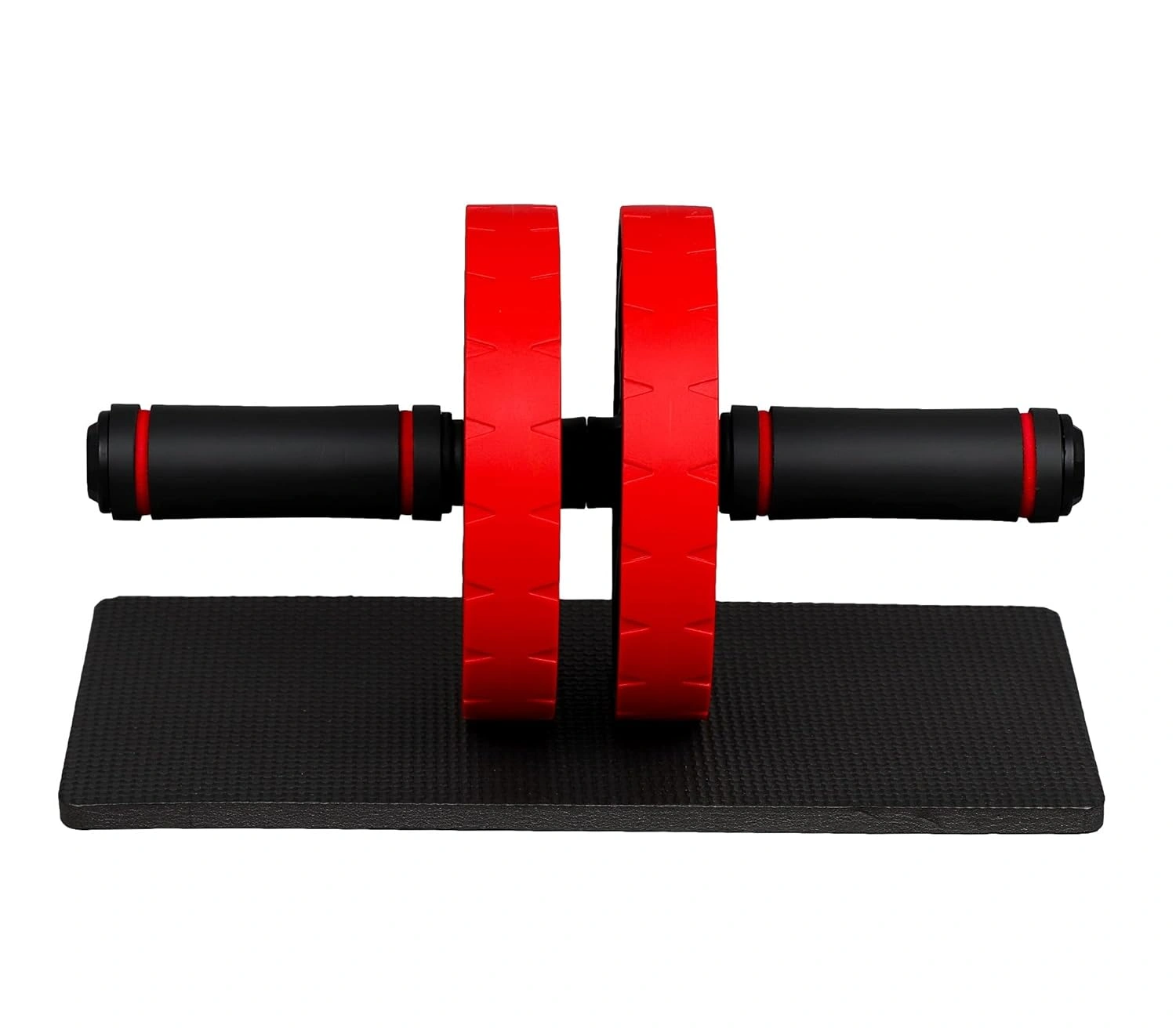 Airavat 4510 Ab Roller with Dual Wheels: Strengthen and Sculpt Your Core Muscles with Enhanced Stability-RED-3