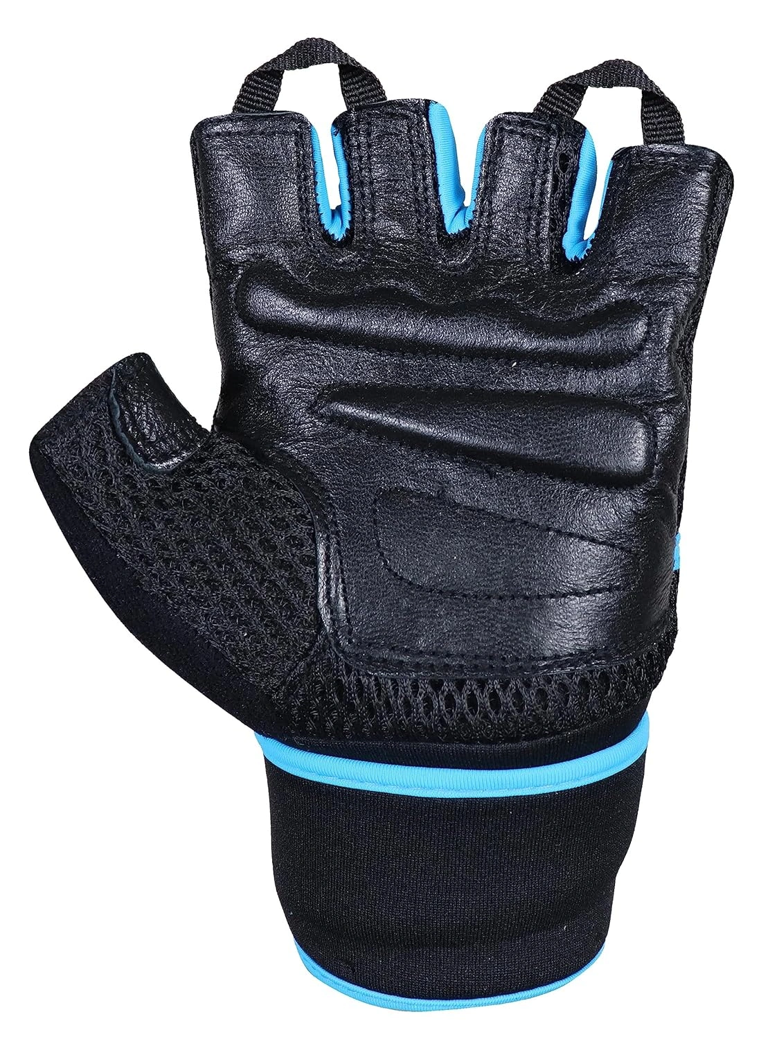 Kobo WTG-57 Gym Gloves with Wrist Support -BLACK-SKY-L-3