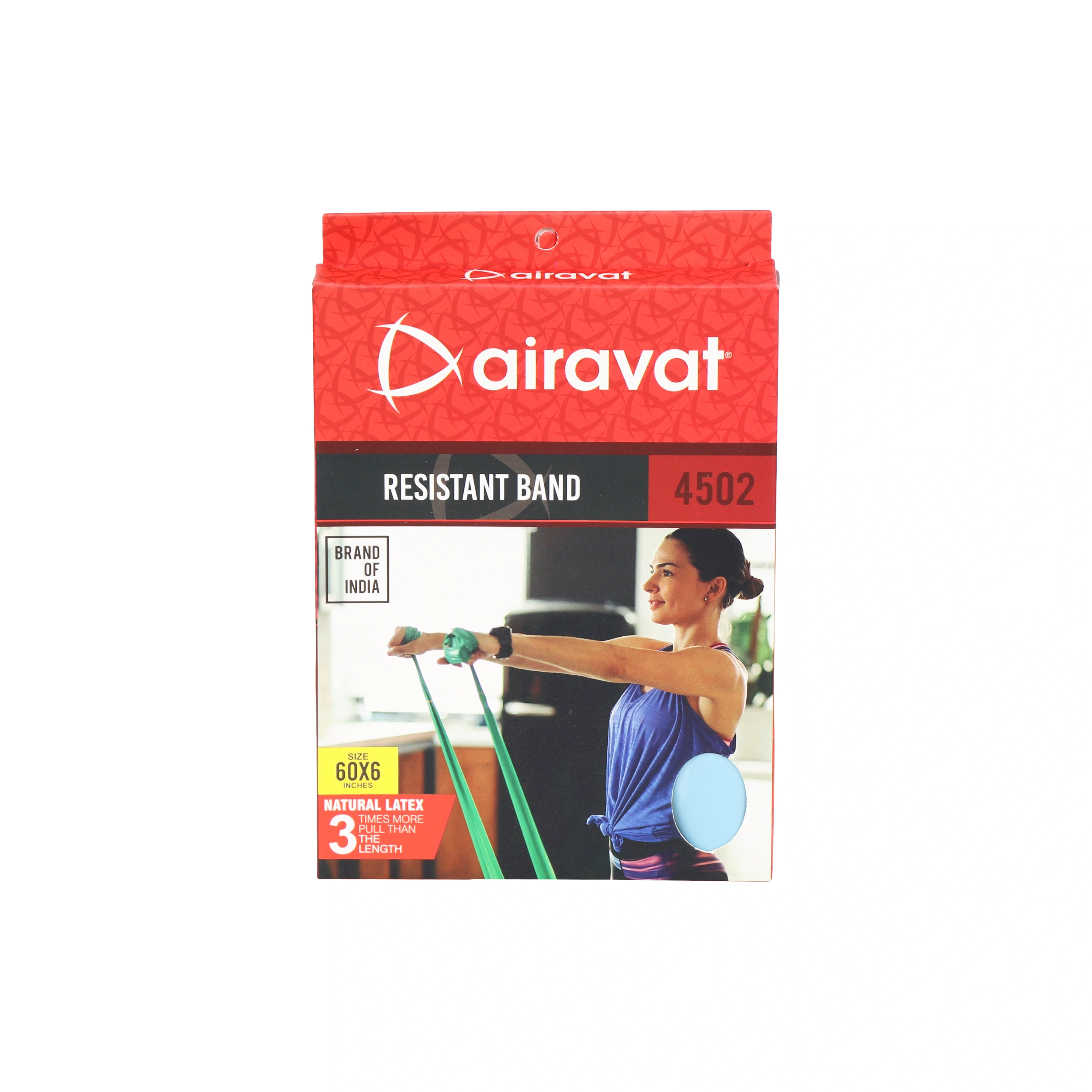 Airavat 4502 Resistance Bands: Versatile Exercise Bands for Full-Body Strength Training and Rehabilitation-GREY-MED-1