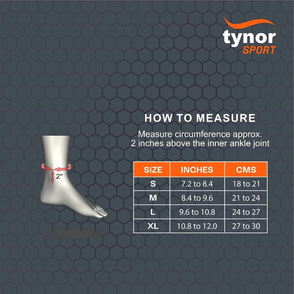 Tynor Ankle Binder Air Pro (1 Unit)-GREEN-XL-4