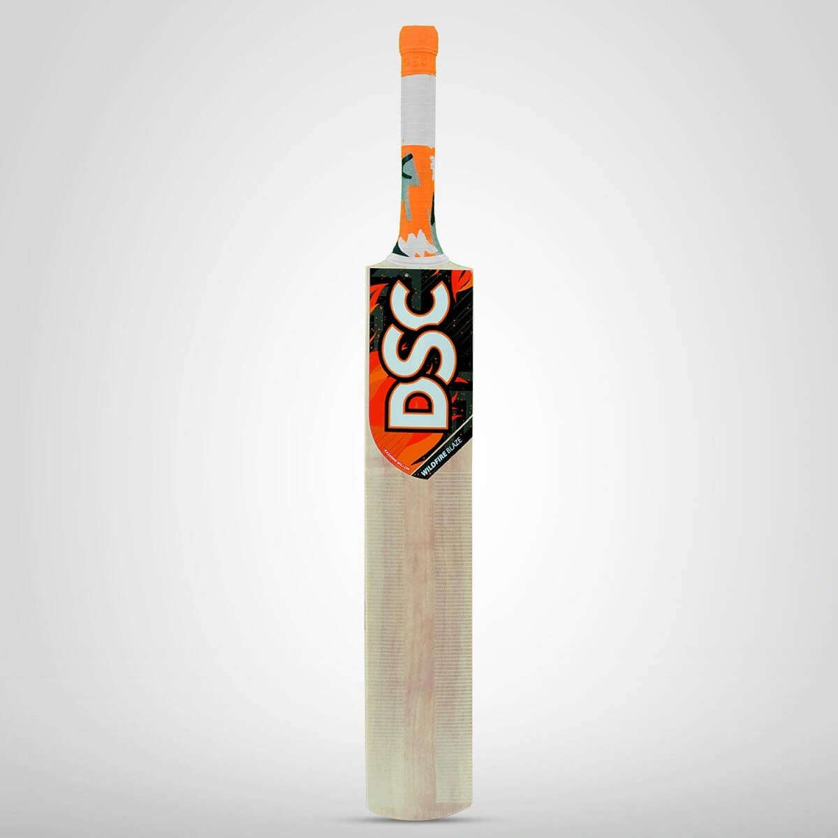 DSC WILDFIRE BLAZE TENNIS CRICKET BAT: Kashmir Willow Bat for Junior Players with Cross Weave Tape and Toe Guard-1-1