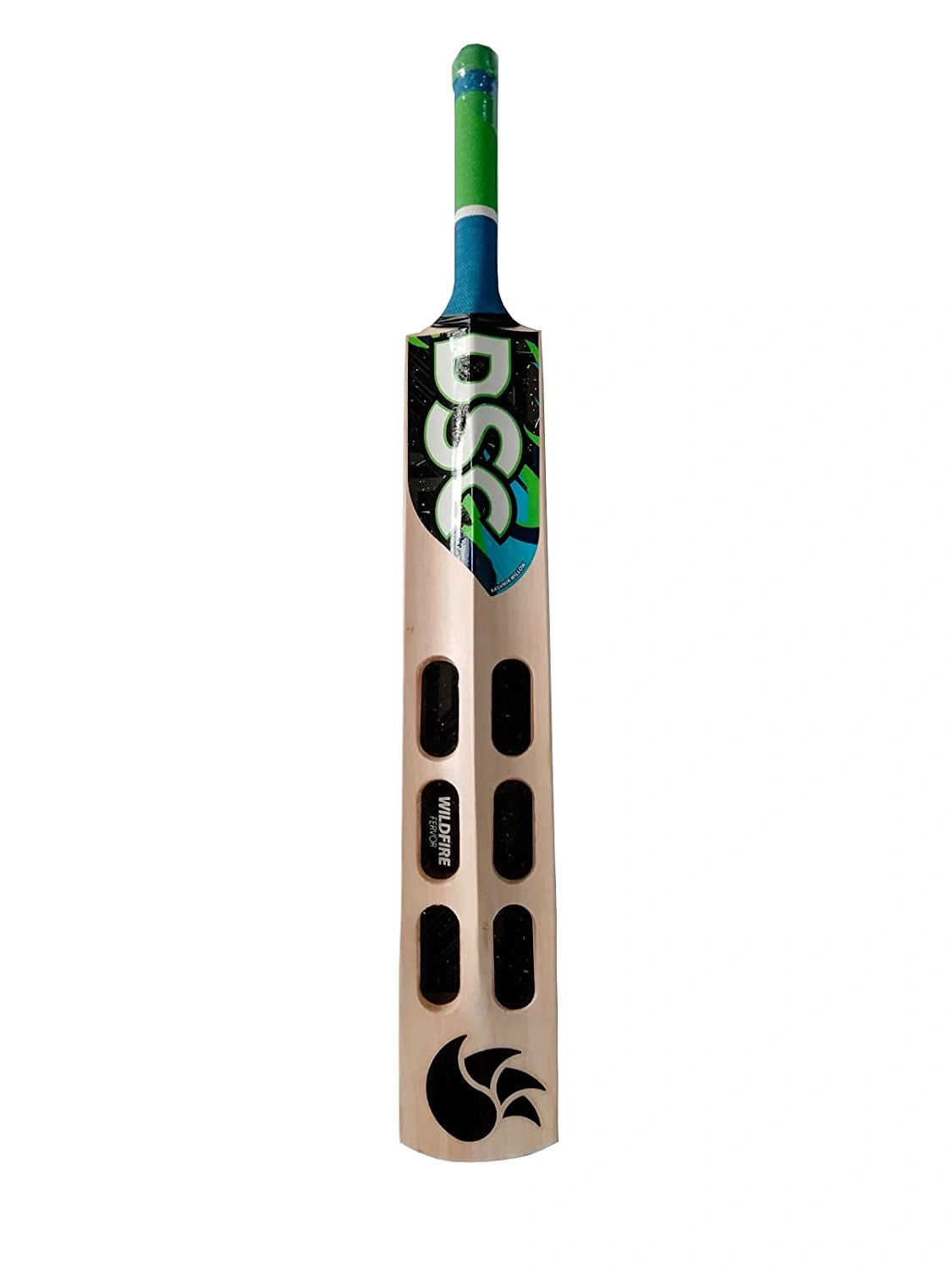 DSC Wildfire Fervor Scoop Tennis Cricket Bat: Lightweight Kashmir Willow Bat with Extended Power Zone for Monstrous Hits-31340