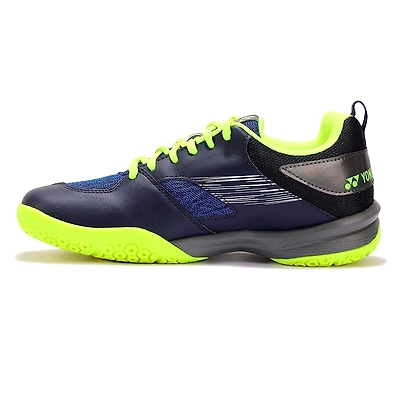 YONEX SHB 37 WEX Badminton Shoes-NAVY-YELLOW-10-1