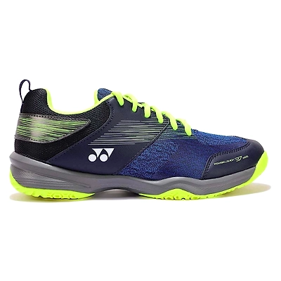 YONEX SHB 37 WEX Badminton Shoes-NAVY-YELLOW-10-3