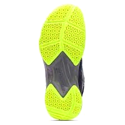 YONEX SHB 37 WEX Badminton Shoes-NAVY-YELLOW-10-5