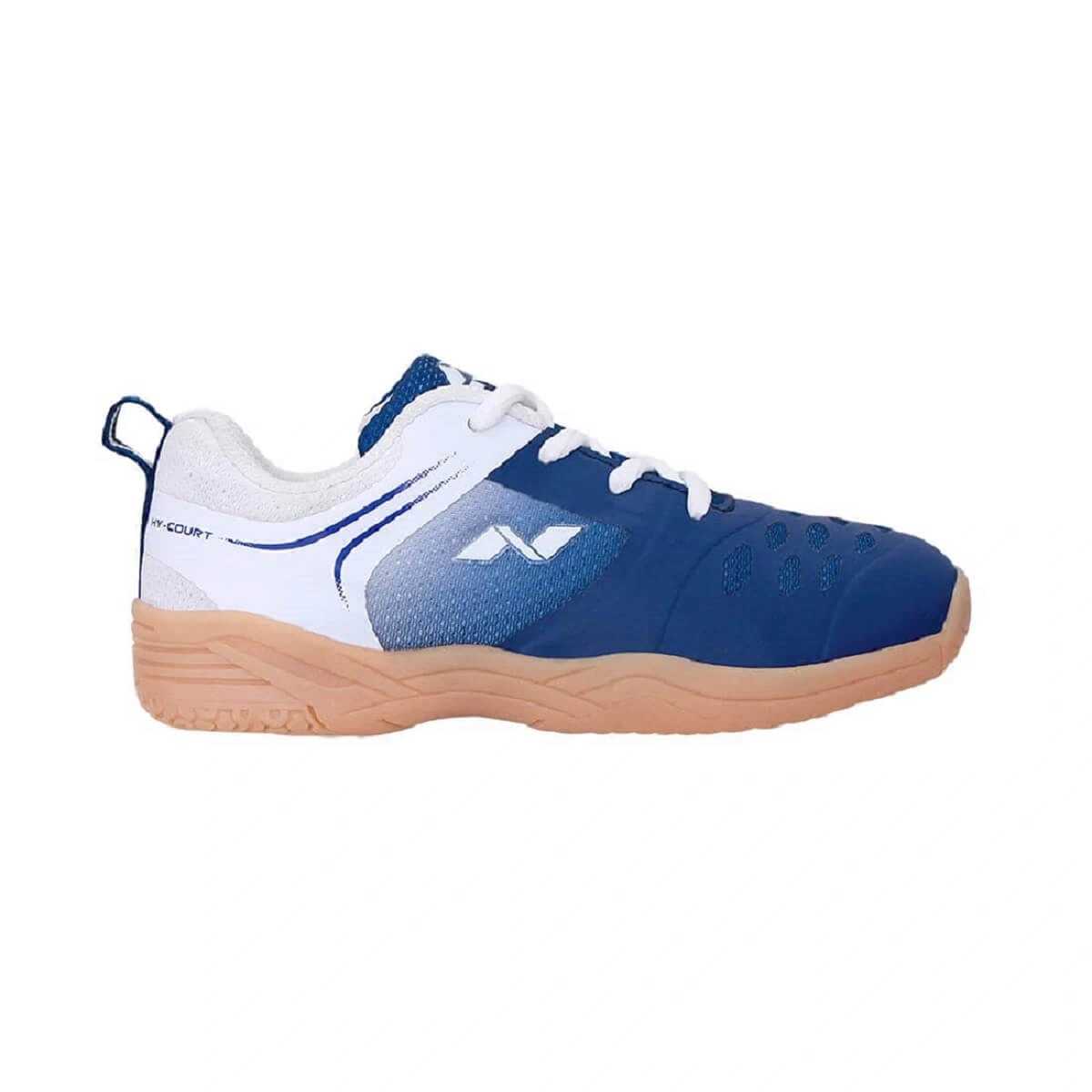 Nivia Hy-court 2.0 Badminton Shoes For Mens-Blue/White-9-1