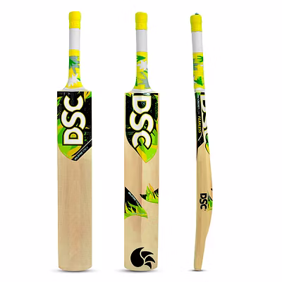 DSC WILDFIRE TORCH KASHMIR WILLOW CRICKET TENNIS BAT: Premium Bat for Tennis Ball Cricket with Powerful Shots and Lightweight Design-FS-6
