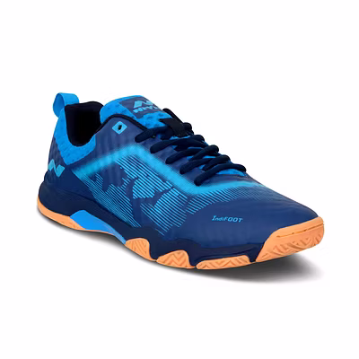 Nivia Powerstrike 2.0 Badminton Shoes-BLUE/BLACK-7-3
