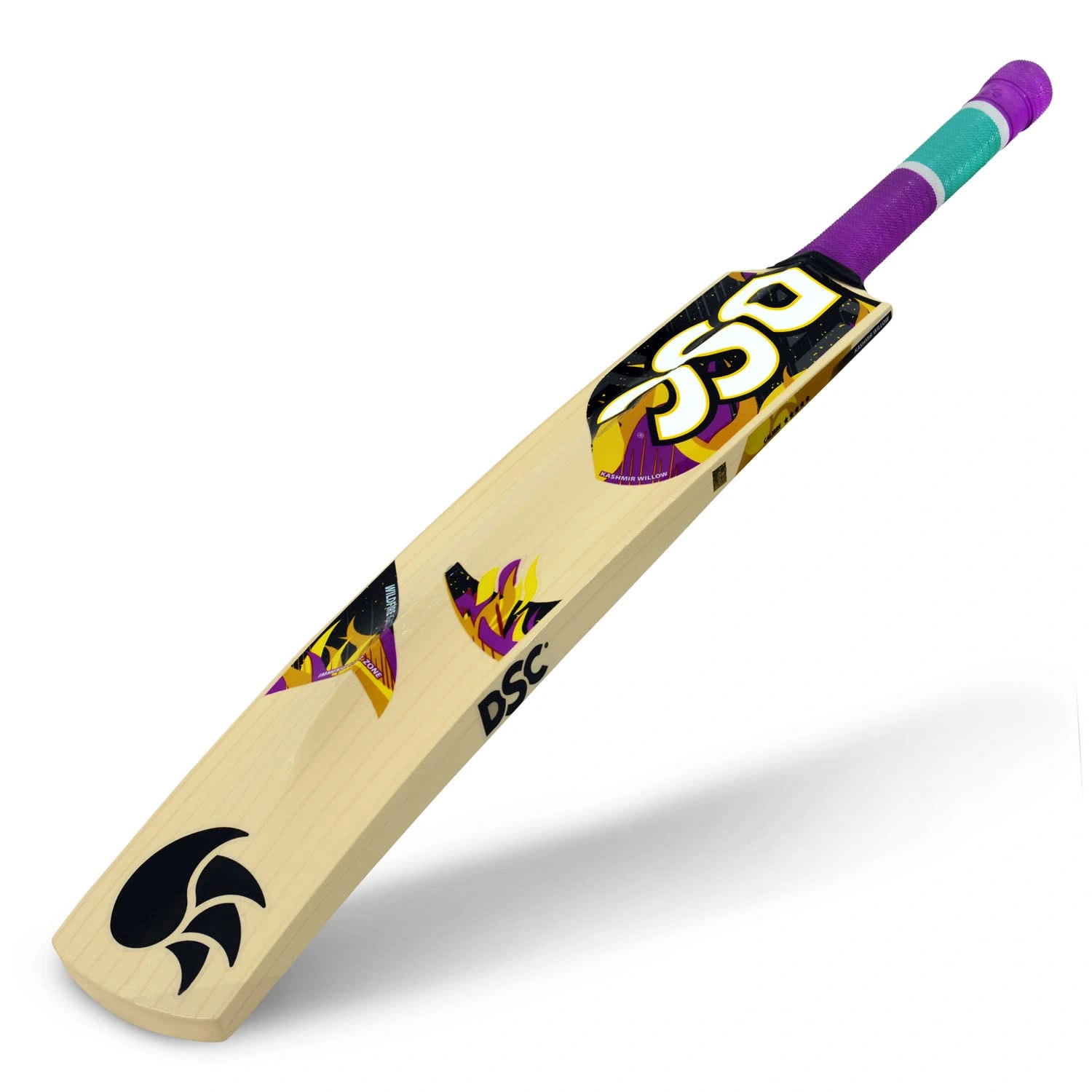 DSC Wildfire Ignite Kashmir Willow Cricket Bat for Tennis Ball Cricket: Mid-Blade Design and Perfect Balance for Powerful Strokes-FS-6