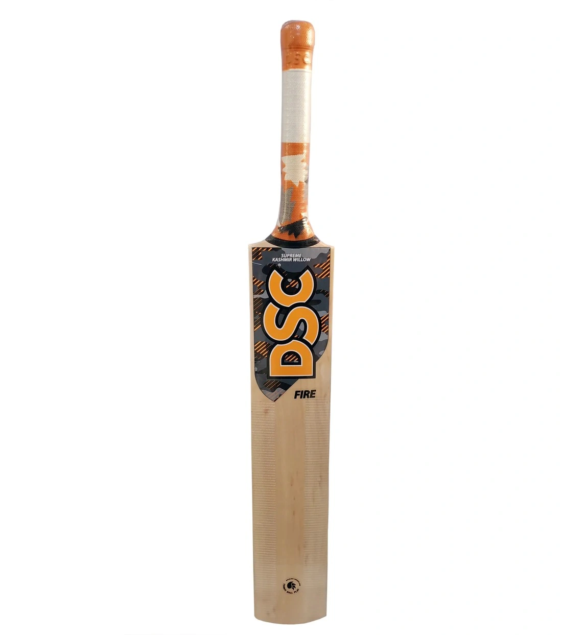 DSC Fire Tennis Cricket Bat: High-Quality Kashmir Willow Bat with Powerdrive Handle and Massive Edges for Powerful Strokes-FS-2