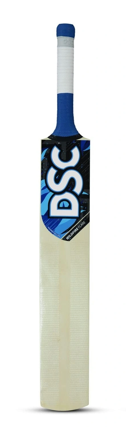 DSC Wildfire Flare Kashmir Willow Cricket Bat for Tennis Ball Cricket: Traditional Bat Shape with High Spine and Maximum Edge Profile-FS-1