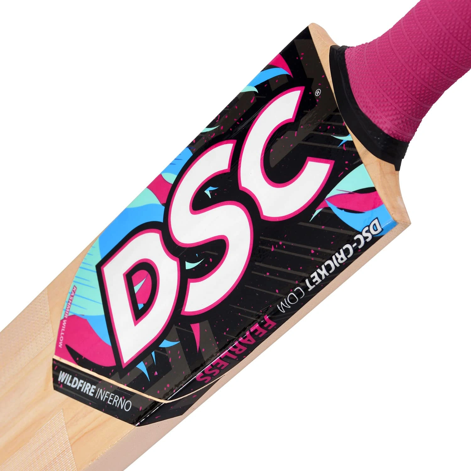 DSC WildFire Inferno Kashmir Willow Cricket Bat for Tennis Ball Cricket: Lightweight and Powerful for Dynamic Play-FS-3