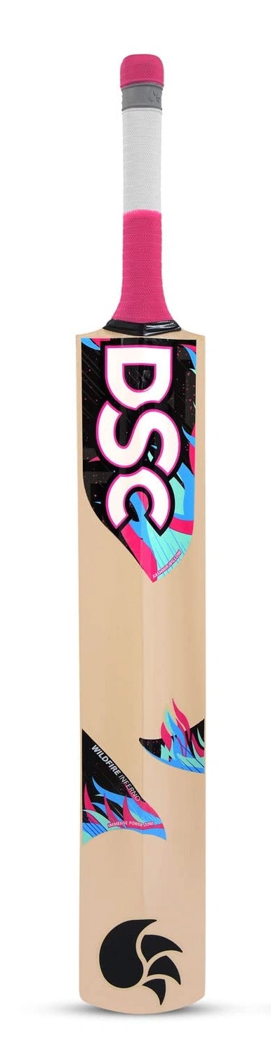 DSC WildFire Inferno Kashmir Willow Cricket Bat for Tennis Ball Cricket: Lightweight and Powerful for Dynamic Play-1581