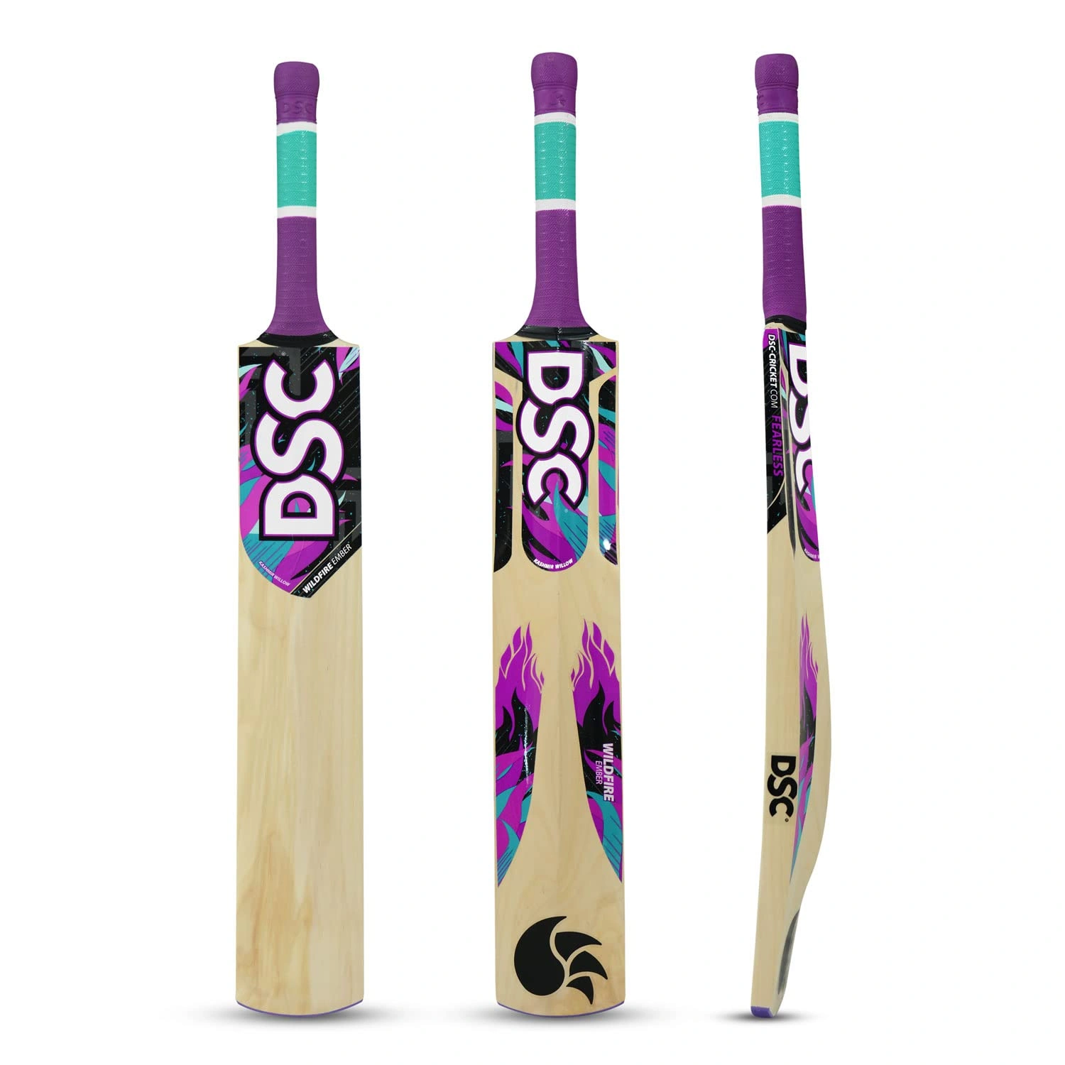 DSC Wildfire Ember Kashmir Willow Cricket Bat: Affordable and High-Performing Cricket Bat for Tennis Ball Cricket-FS-5