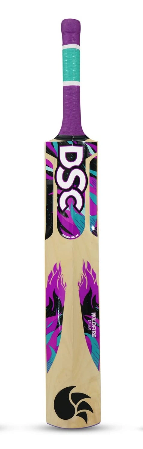 DSC Wildfire Ember Kashmir Willow Cricket Bat: Affordable and High-Performing Cricket Bat for Tennis Ball Cricket-819