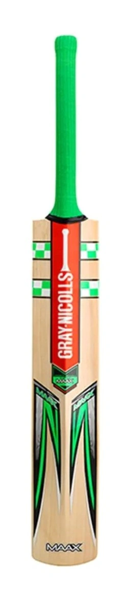 Gray Nicolls Maax GN5 English Willow Cricket Bat (Size 5): Natural Willow Cricket Bat with Mid to High Sweet Spot for Junior Players-37779