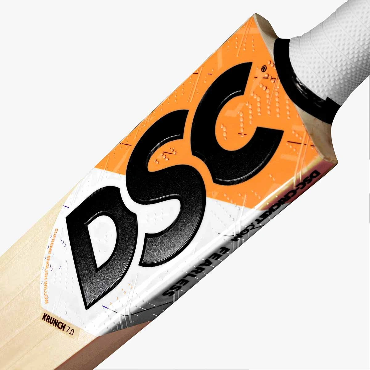 DSC Krunch 7.0 English Willow Cricket Bat: Grade 2 English Willow Bat with Massive Edges and Treble Spring Handle-SH-5