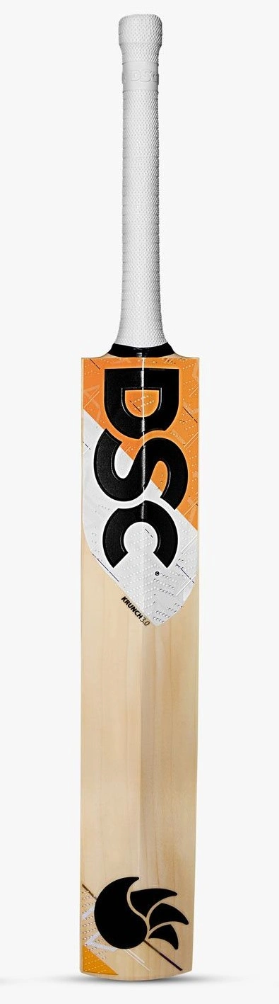 DSC Krunch 3.0 English Willow Cricket Bat: Handcrafted in India with Premium Singapore Cane Handle for Maximum Shock Absorption-37683