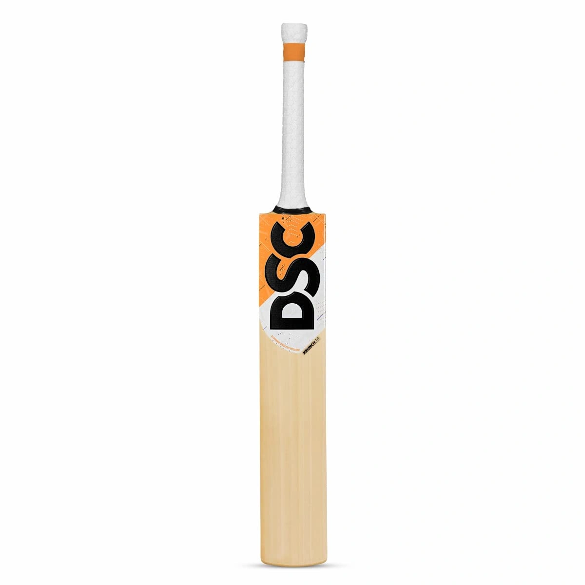 DSC Krunch 3.0 English Willow Cricket Bat: Handcrafted in India with Premium Singapore Cane Handle for Maximum Shock Absorption-SH-2