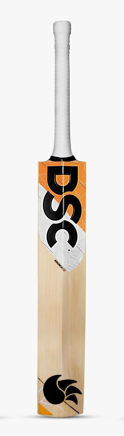 DSC Krunch 1.0 English Willow Cricket Bat: Handcrafted Premium Bat with Singapore Cane Handle for Optimal Shock Absorption-37681