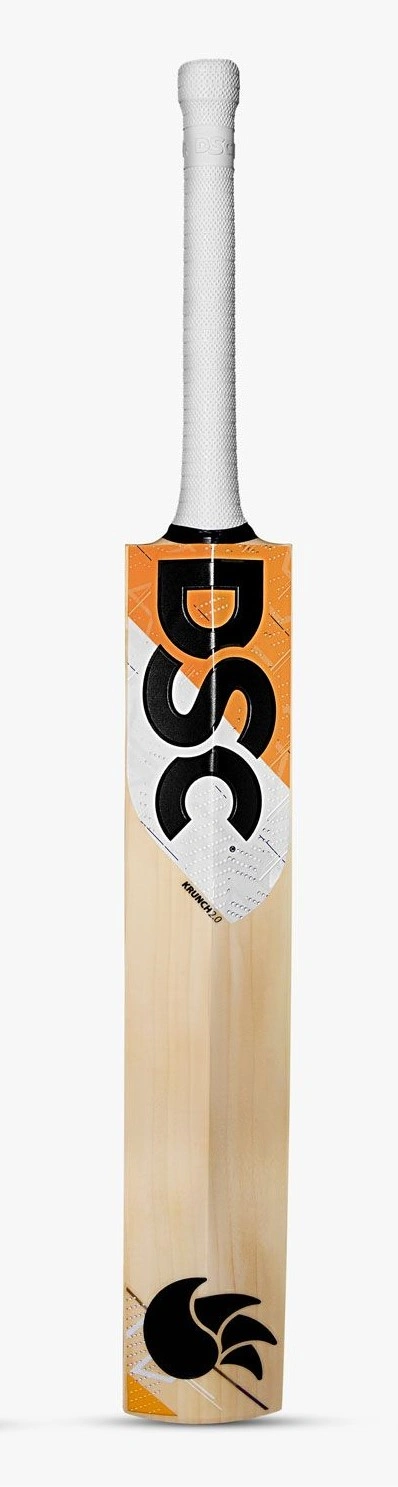 DSC Krunch 2.0 English Willow Cricket Bat: Handcrafted in India with Singapore Cane Handle for Enhanced Performance and Comfort-37682