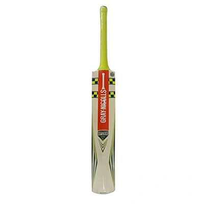 GRAY-NICOLLS INFERNO GN1 ENGLISH WILLOW CRICKET BAT: Handcrafted Bat with Grain Face and Painted Back for Beginners
