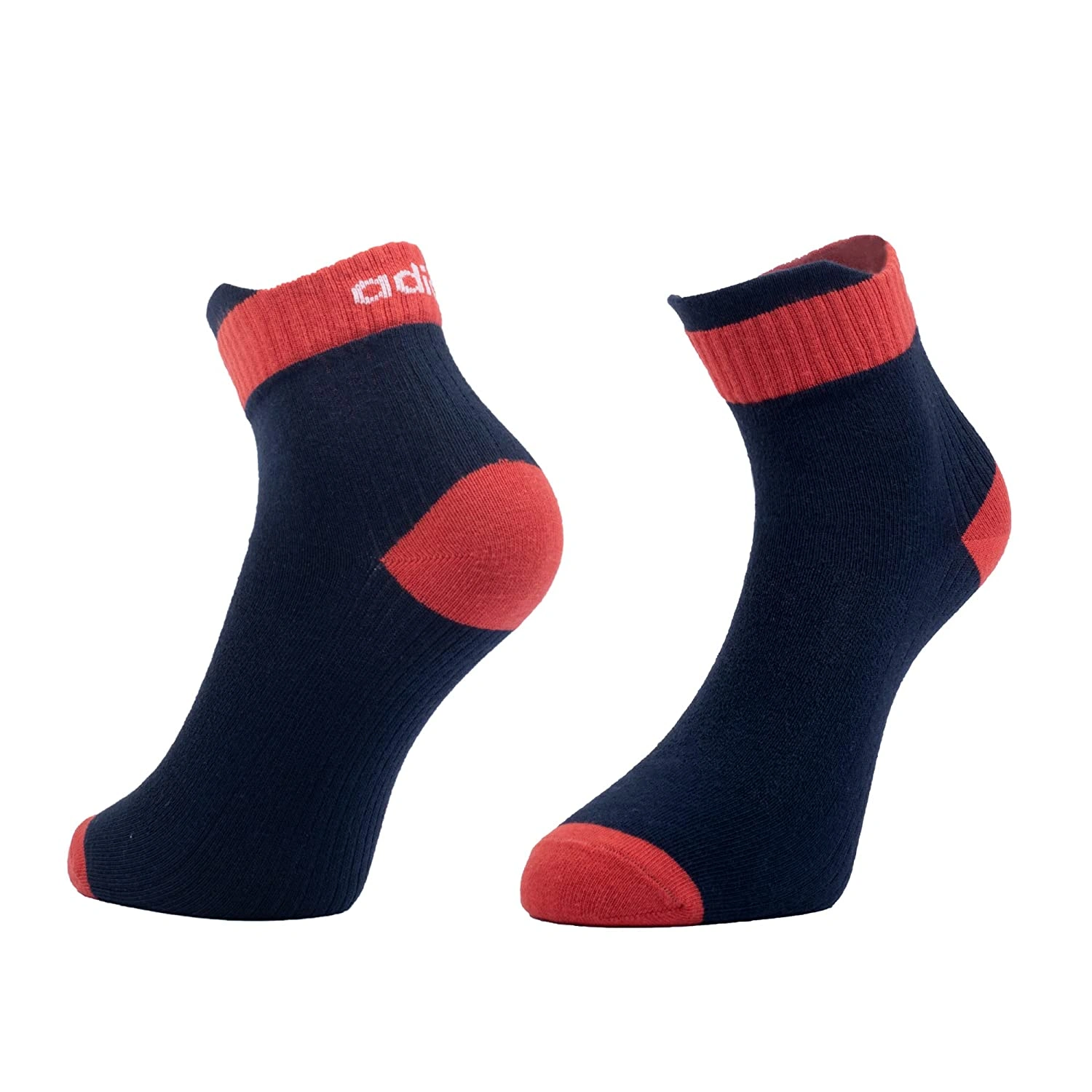 Adidas Men's Ankle Length Cotton Blend Socks (Pack Of 3 Pairs): Breathable Comfort and Support for All-Day Wear-COLL.NAVY BLACK ANT.MEL.-3