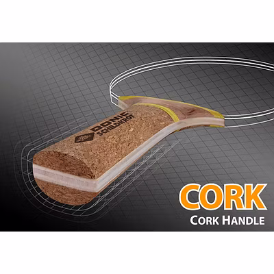 DONIC Person 600 All-Rounder Table Tennis Bat with Prestige Rubber and Ergonomic Cork Handle for Comfortable Play-5