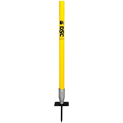 DSC Plastic Target Stumps with Metal Spring: Durable and Portable Cricket Training Aid for Bowling Practice-1