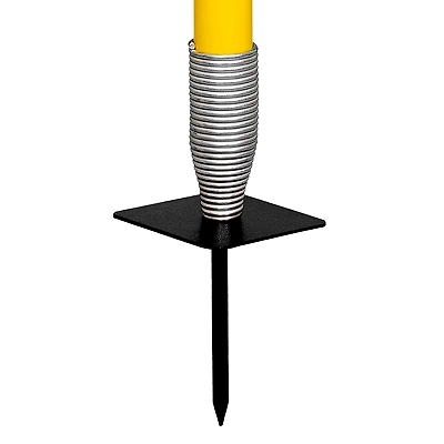 DSC Plastic Target Stumps with Metal Spring: Durable and Portable Cricket Training Aid for Bowling Practice-5