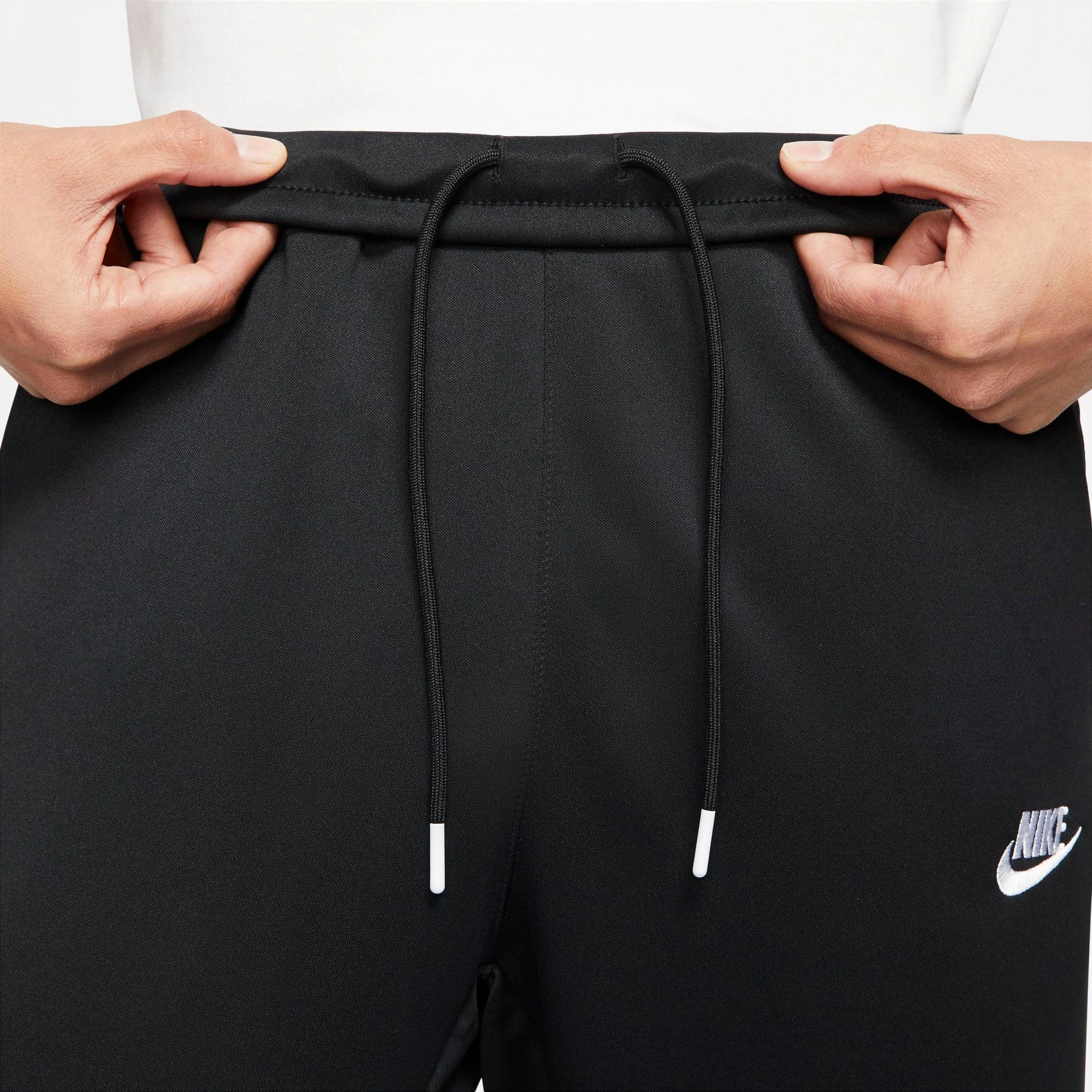 Nike Womens Loose Fit Synthetic Track Pants AR2812010Black  WhiteSmallBlack WhiteS  Amazonin Clothing  Accessories