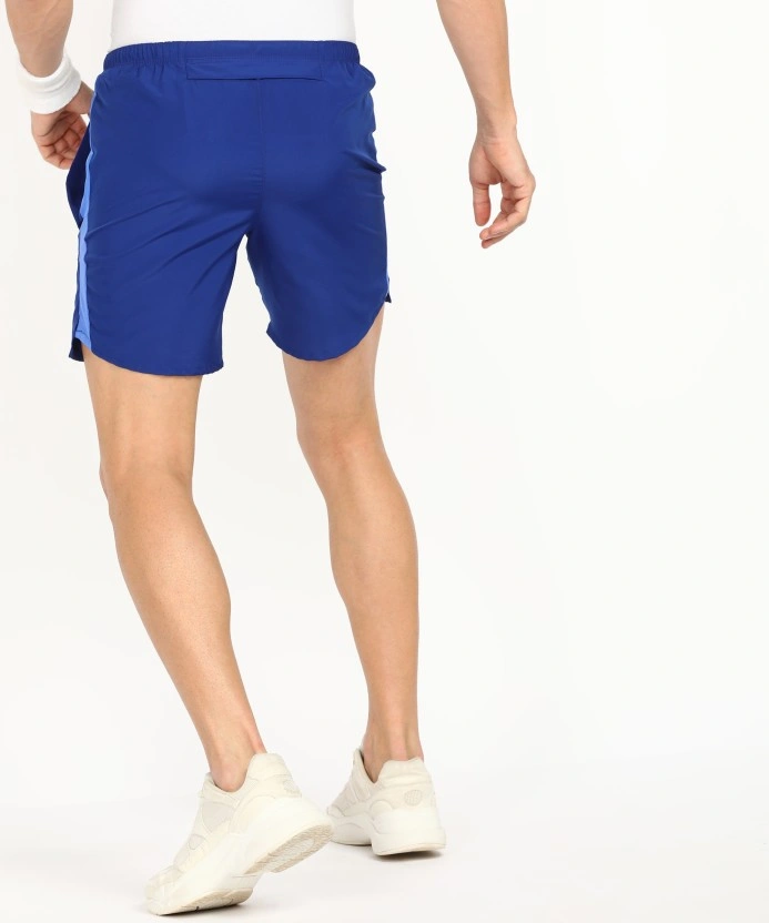 Nike Solid Men Blue Sports Shorts-455-L-3