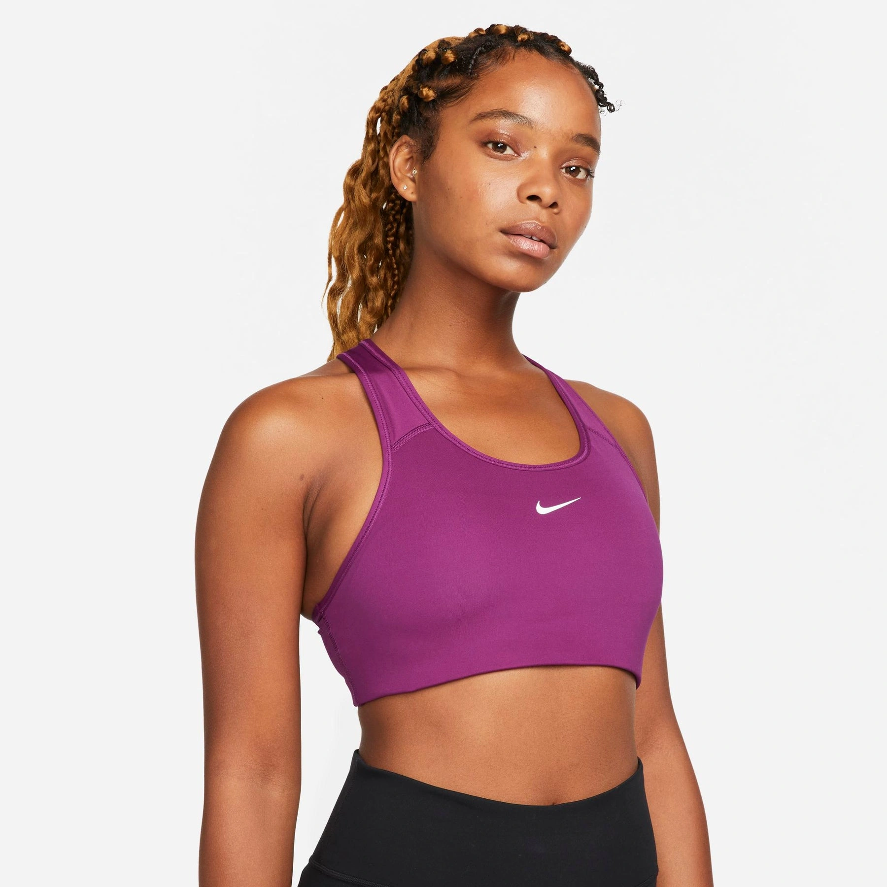 Nike Women's Medium-Support 1-Piece Pad Sports Bra-L-610-3