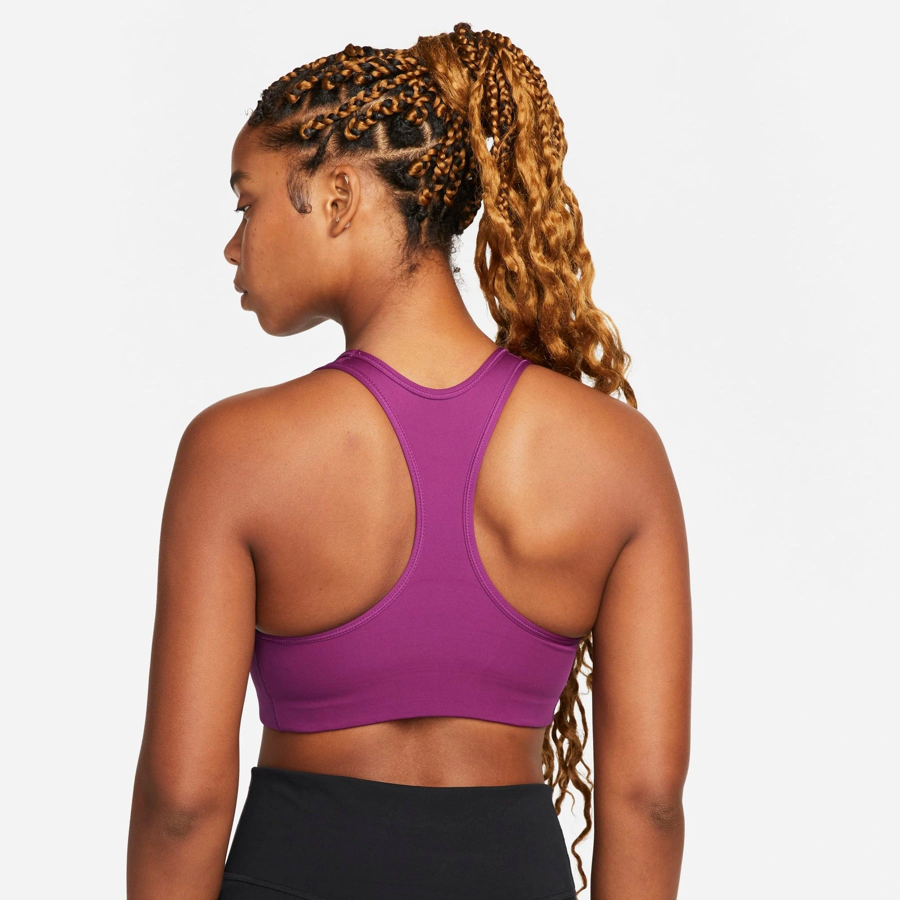 Nike Women's Medium-Support 1-Piece Pad Sports Bra-L-610-5