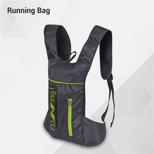 Nivia Polyester Running Bag-BLACK-2