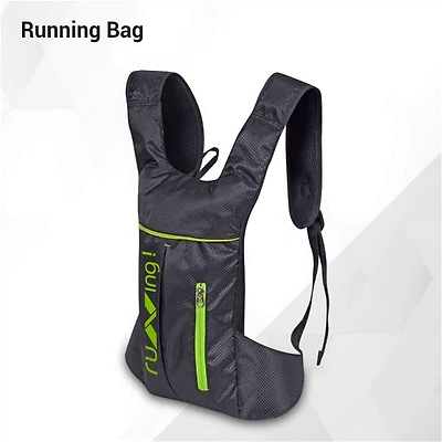 Nivia Polyester Running Bag-BLACK-3