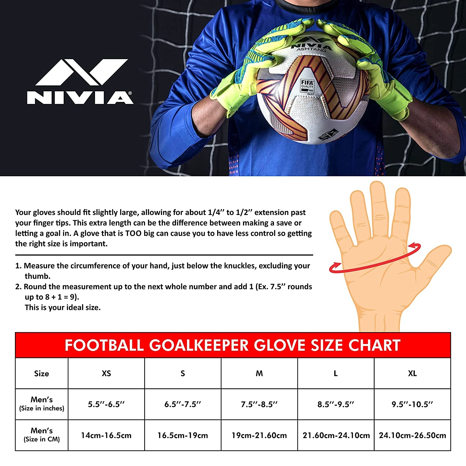 Nivia 891 Ultra Armour Goalkeeper Gloves-L-3