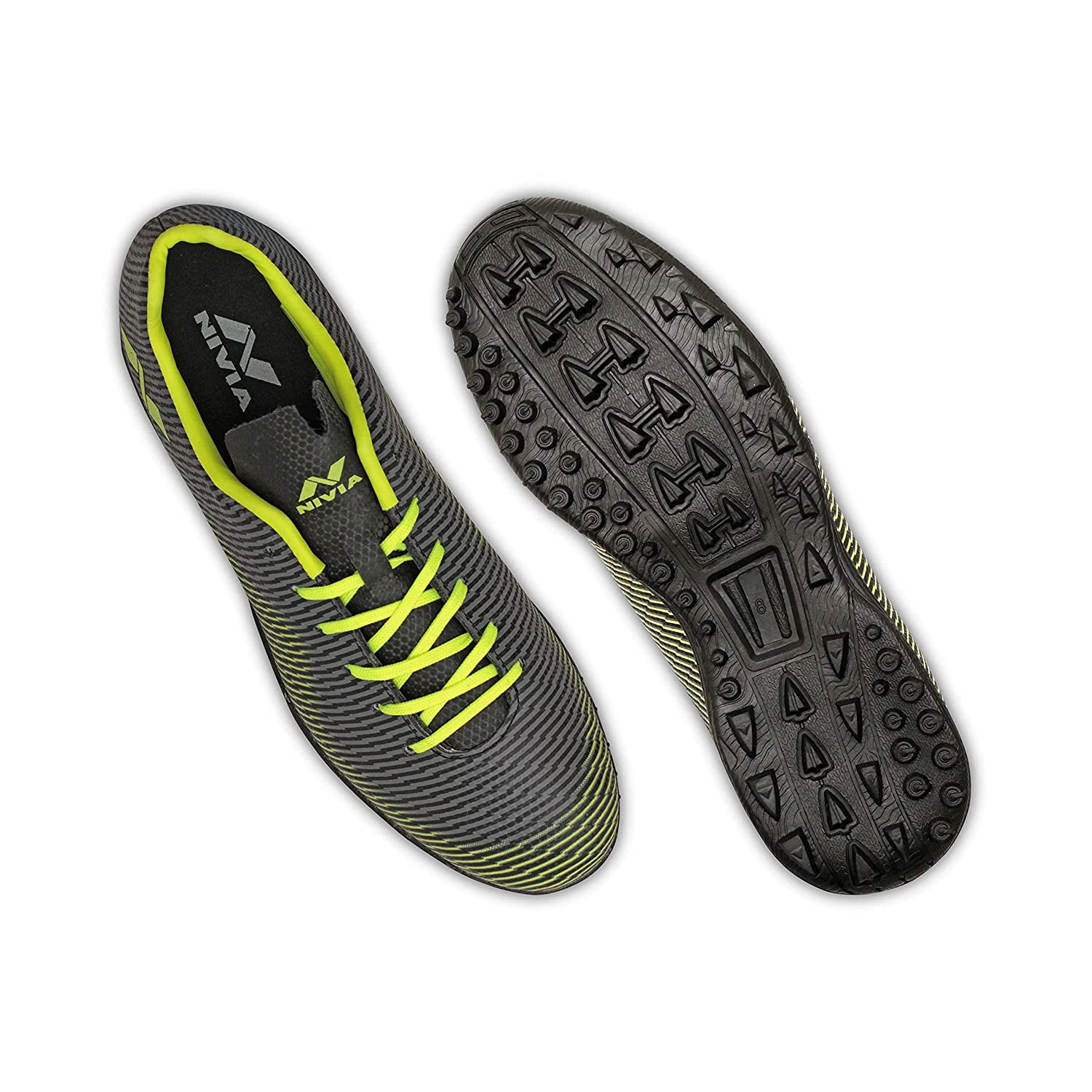 Buy Men's NIVIA Airstrike Black Football shoes Online | Centrepoint Qatar