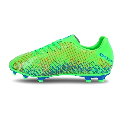 Nivia Encounter 9.0 Football Shoes for Mens-11-NEON GREEN/A.BLUE-1