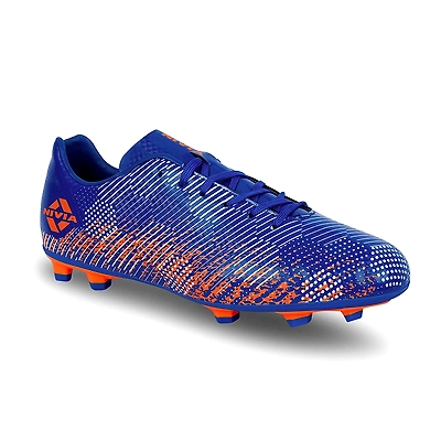 Nivia Encounter 9.0 Football Shoes for Mens-ROYAL BLUE/ORANGE-10-3