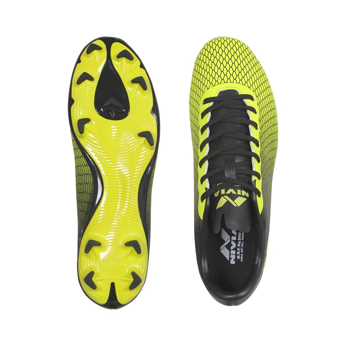 Nivia Men Ditmar 2.0 Football Shoes-YELLOW-10-3