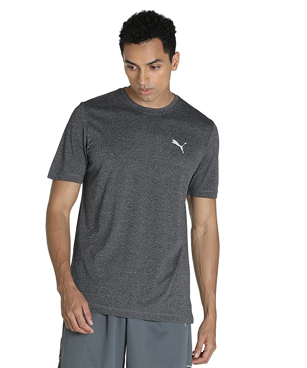 Puma Mens Run FAV Heather SS T-Shirt-41141