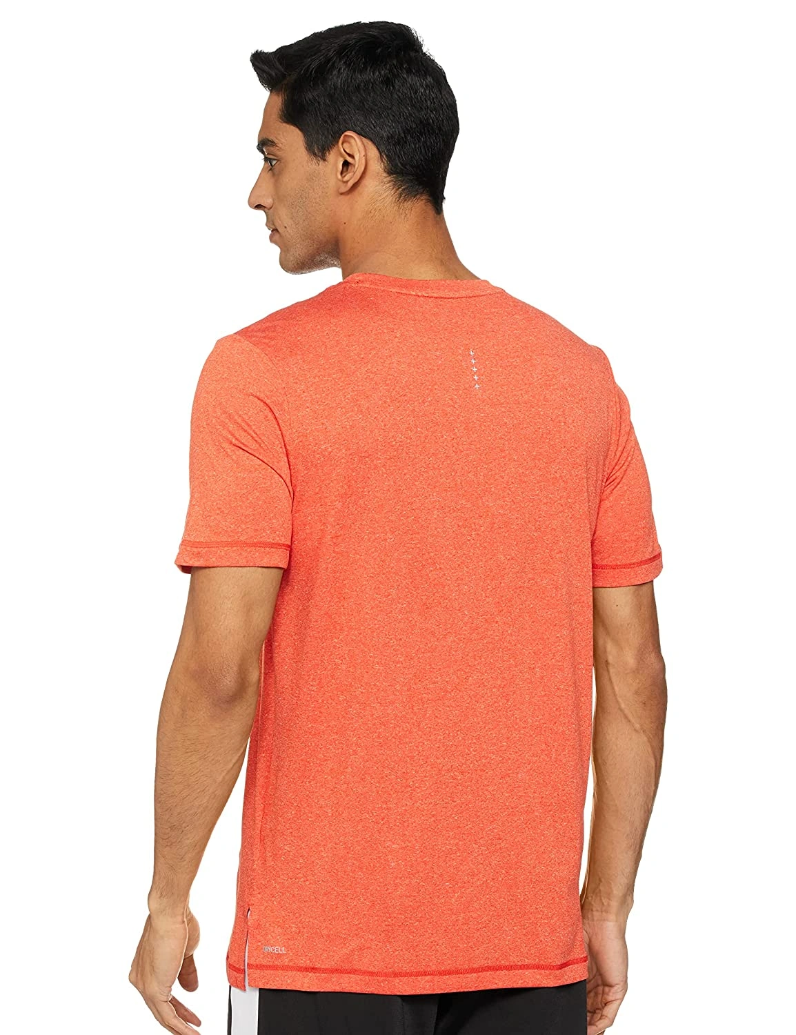 Puma Mens Run FAV Heather SS T-Shirt-XL-Cherry Tomato Heat-2