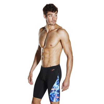 Speedo Male Swimwear Storm Wave Allover Digital V Panel Jammer - 38 ...