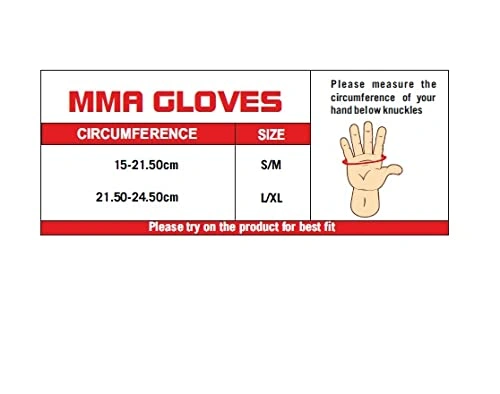 USI 618E1 Amateur MMA Gloves-BLUE-S-M-1