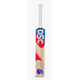 DSC Intense Shoc Grade 2 English Willow Cricket Bat: Ultra-Precise Cricket Bat with Thick Edges and Treble-Sprung Handle for Power