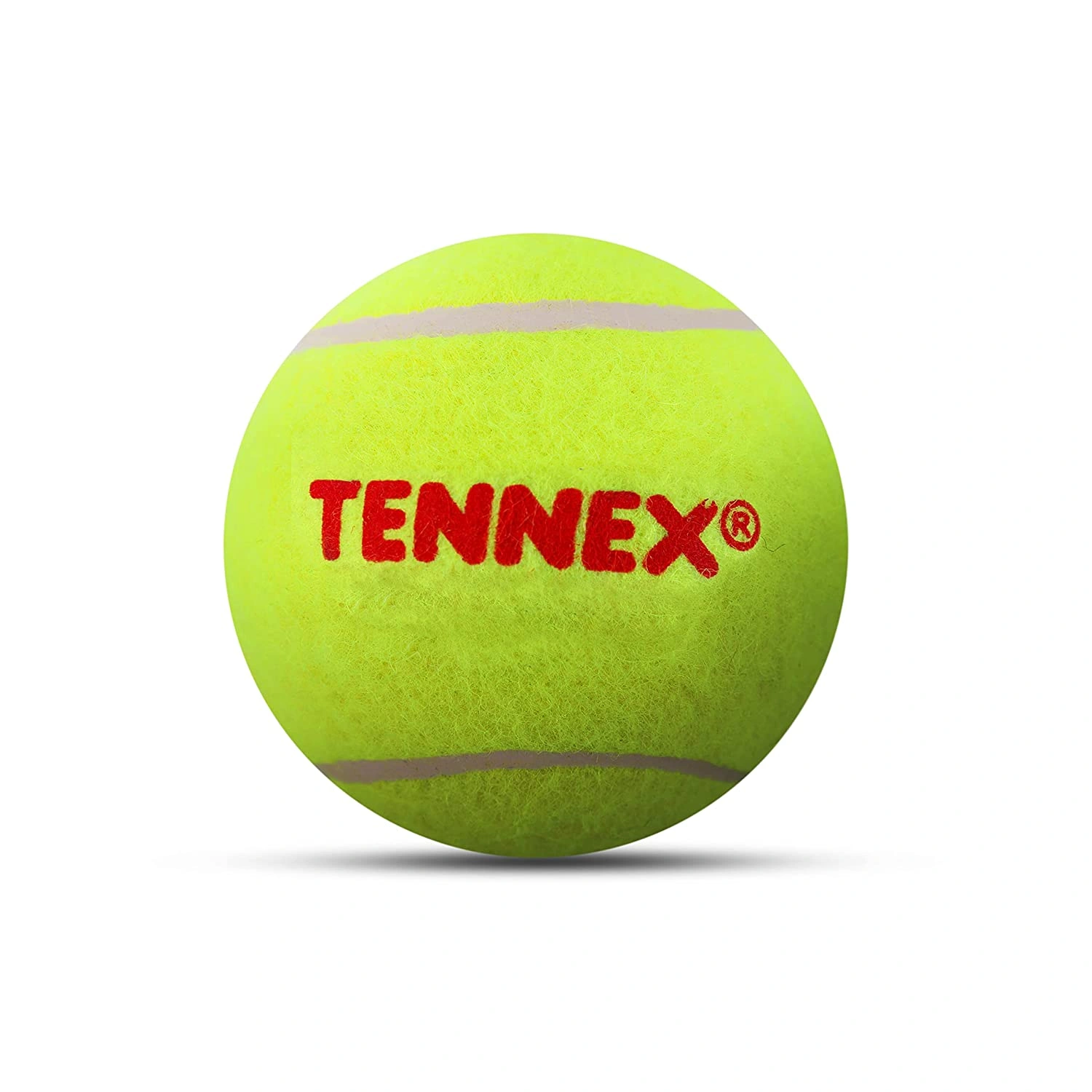 TENNEX Cricket Tennis Ball Yellow Heavy (Pack of 6 Balls)-YELLOW-6 Pc Pack-2