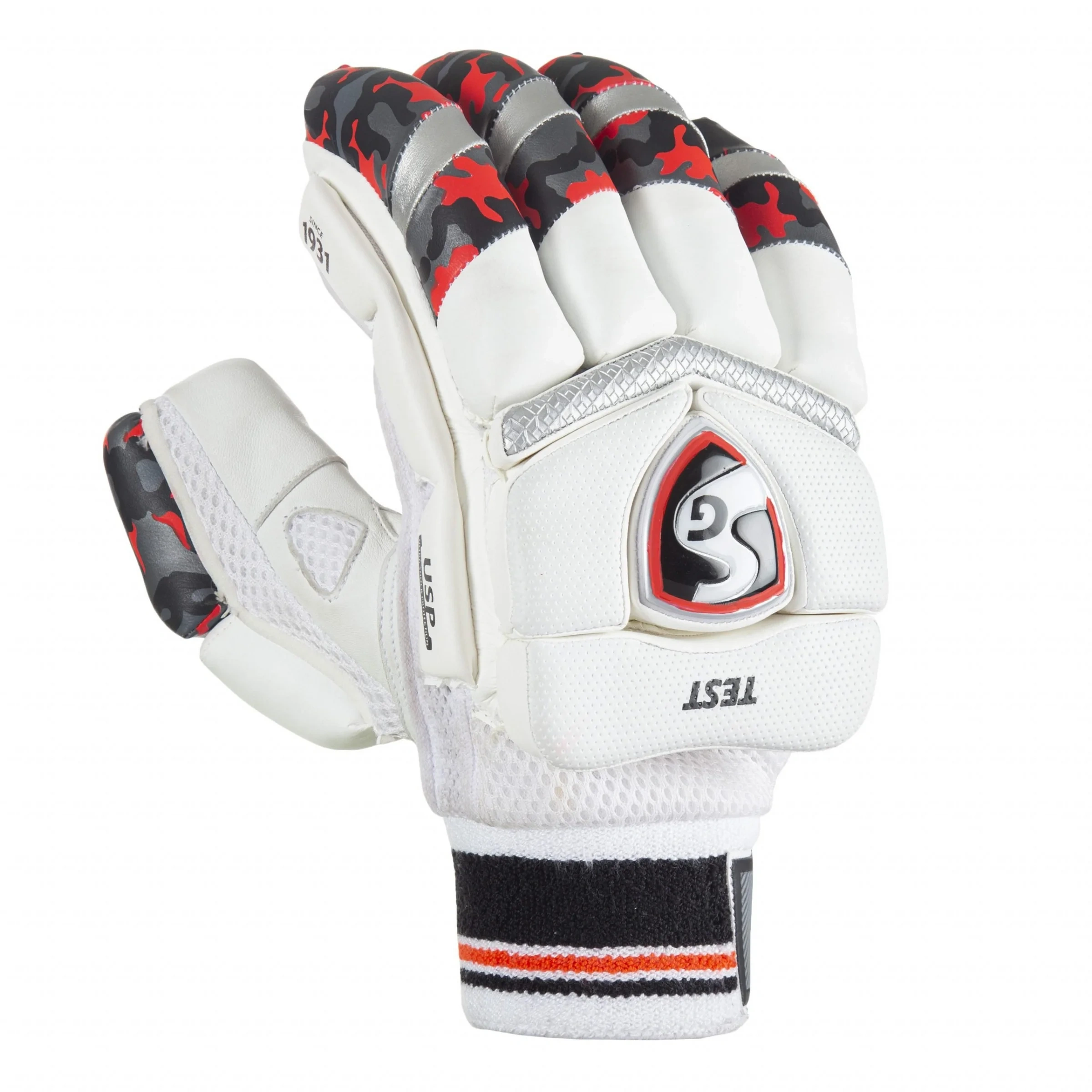 Sg Test Cricket Batting Gloves with Premium Quality Sheep Leather Palm-BOYS-1 pair-1