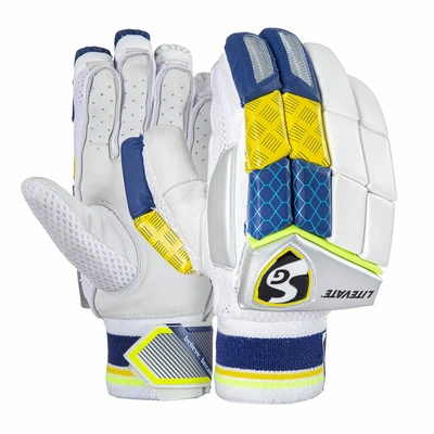SG Litevate Batting Gloves High Quality Leather Palm