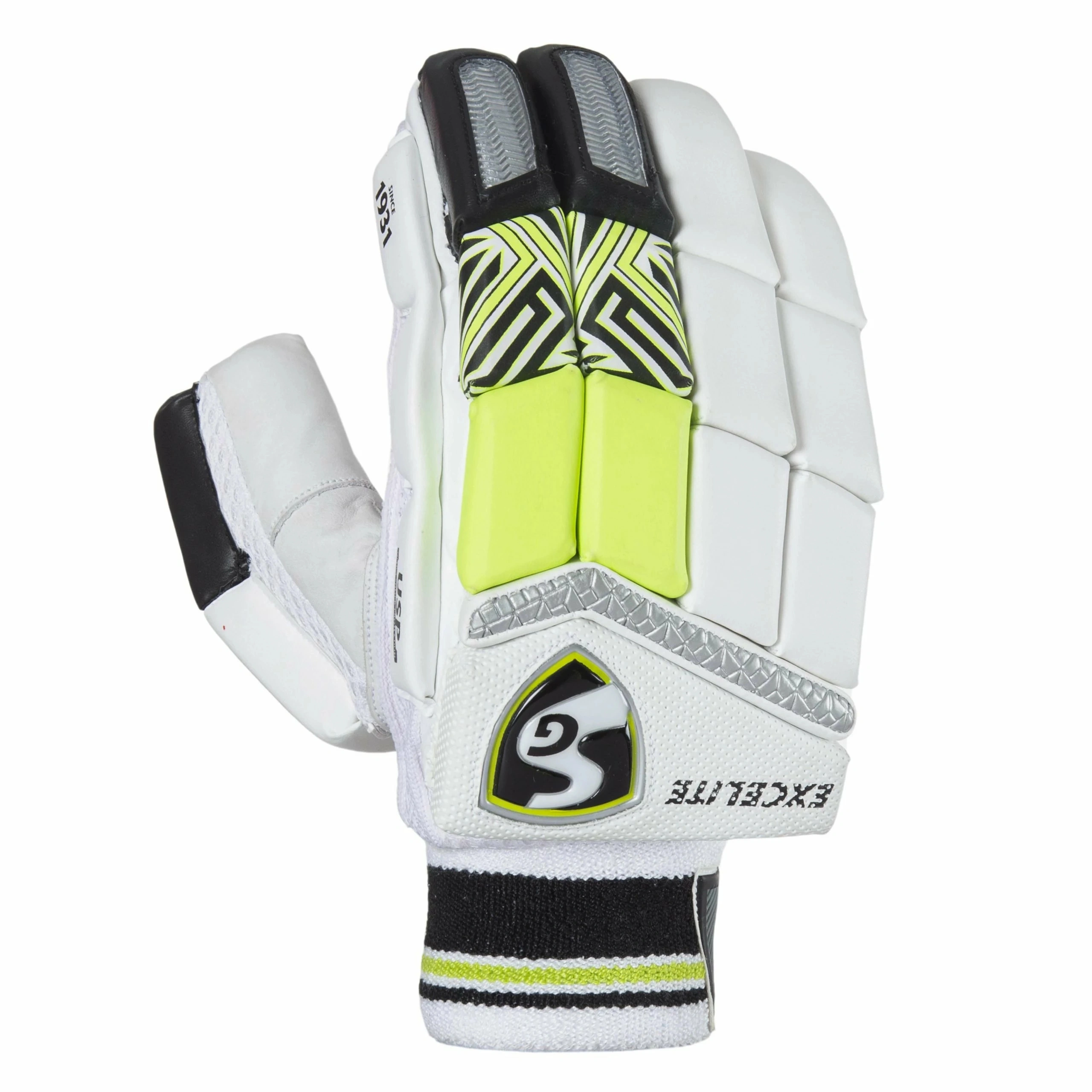 SG Excelite Batting Gloves High Quality Leather Palm-MENS-1 pair-1